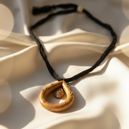 Elegant Terracotta Necklace Set – Handmade Clay Jewelry Set for Women (Traditional & Stylish)