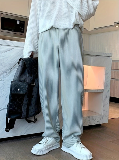 Casual Pants, Trendy And Fashionable Casual Pants, Men's Pants, Men's Pants, Long Pants, Straight Pants, Corduroy Casual Pants, Tight-fitting Casual Pants, Anti-wrinkle Casual Pants, 9-inch Pants, Men